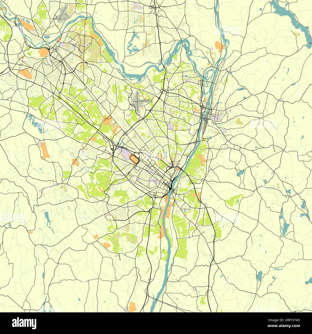 City map of Albany New York USA Stock Vector Image & Art - Alamy