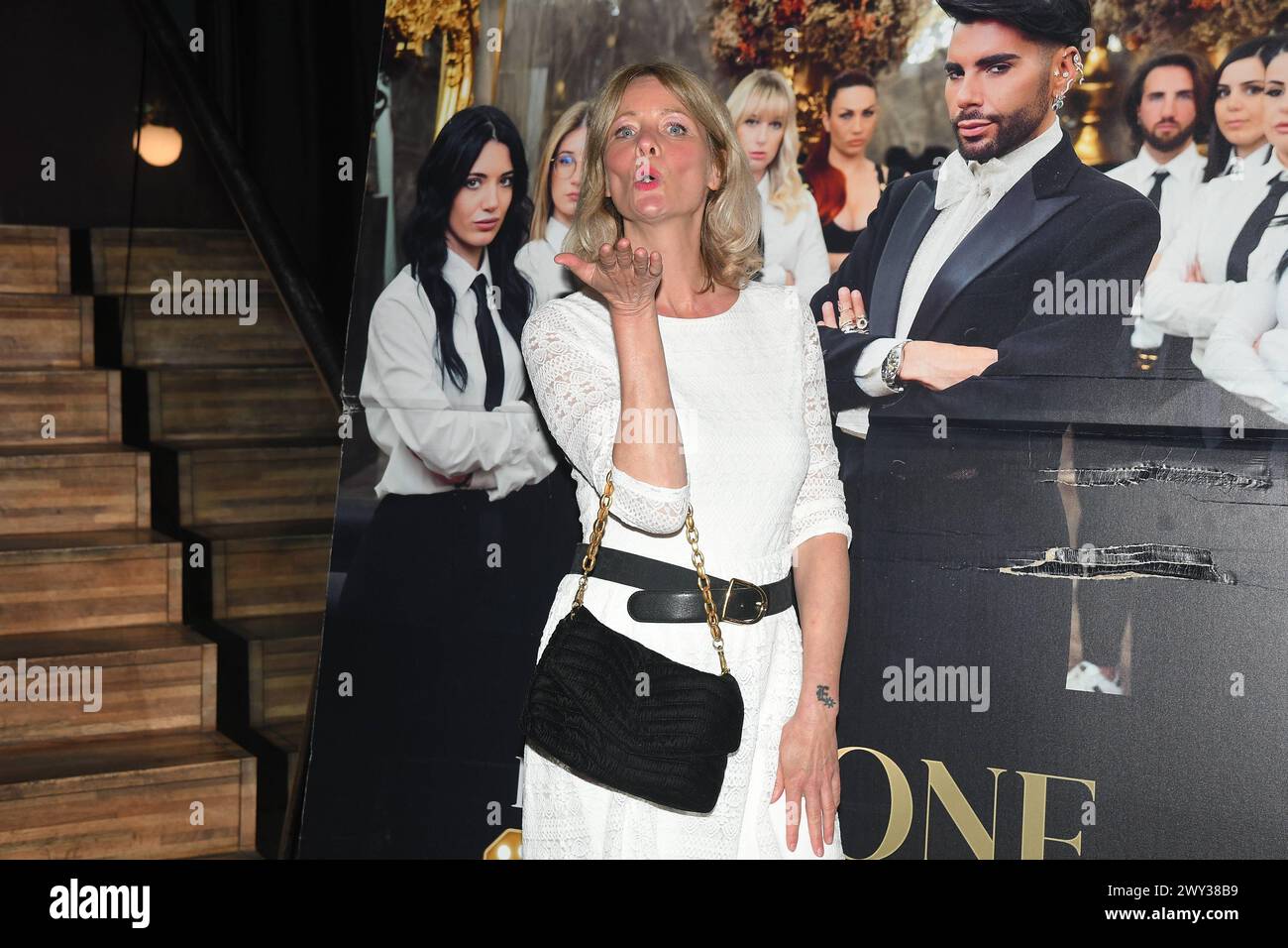 Rome, Italy. 03rd Apr, 2024. Rome, Gus Presentation party of 'Il Salone Delle Celebrita'', In the photo: Flavia Vento Credit: Independent Photo Agency/Alamy Live News Stock Photo