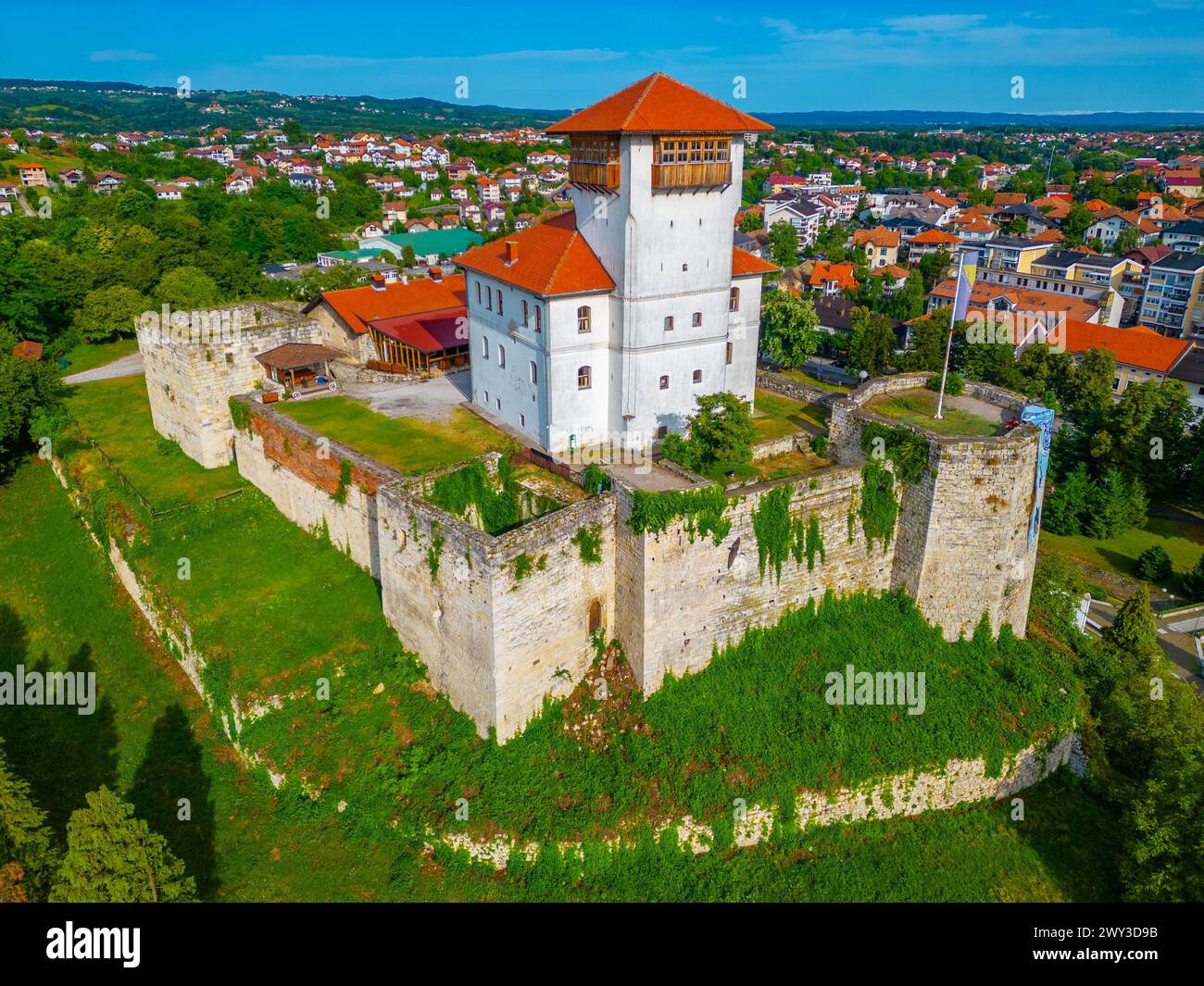 Grad Gradacac Husein gradascevic tower hi-res stock photography and images - Alamy