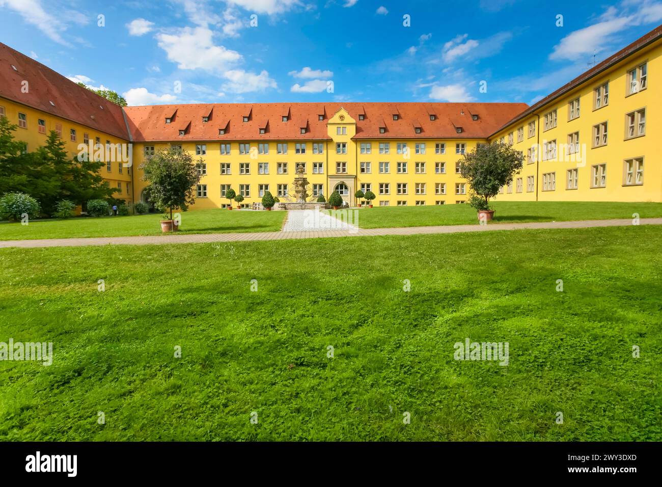 Winnental Castle built in the 15th century by the Teutonic Knights as the seat of the Winnender Kommende, former castle of the Teutonic Order, today Stock Photo