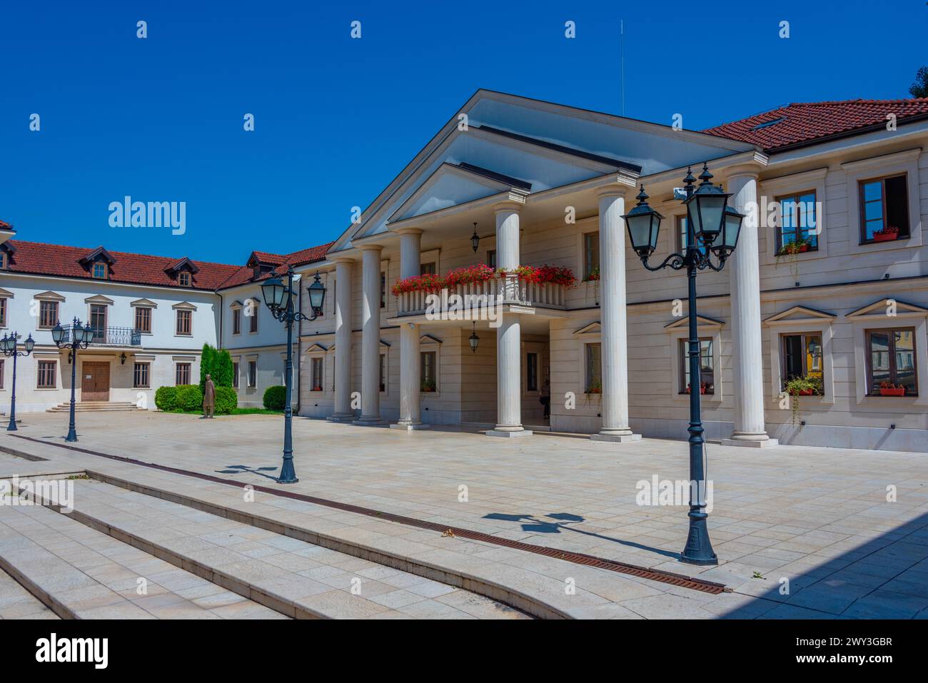 Visegrad municipality in Andricgrad in Bosnia and Herzegovina Stock Photo