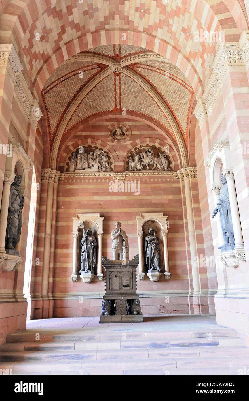 Monument to King Adolf of Nassau, Speyer Cathedral, westwork, new part