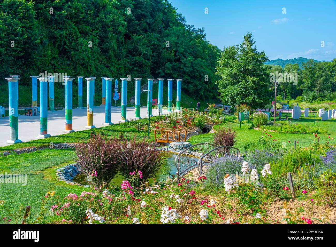 Park Ravne Bosnian pyramid hi-res stock photography and images - Alamy