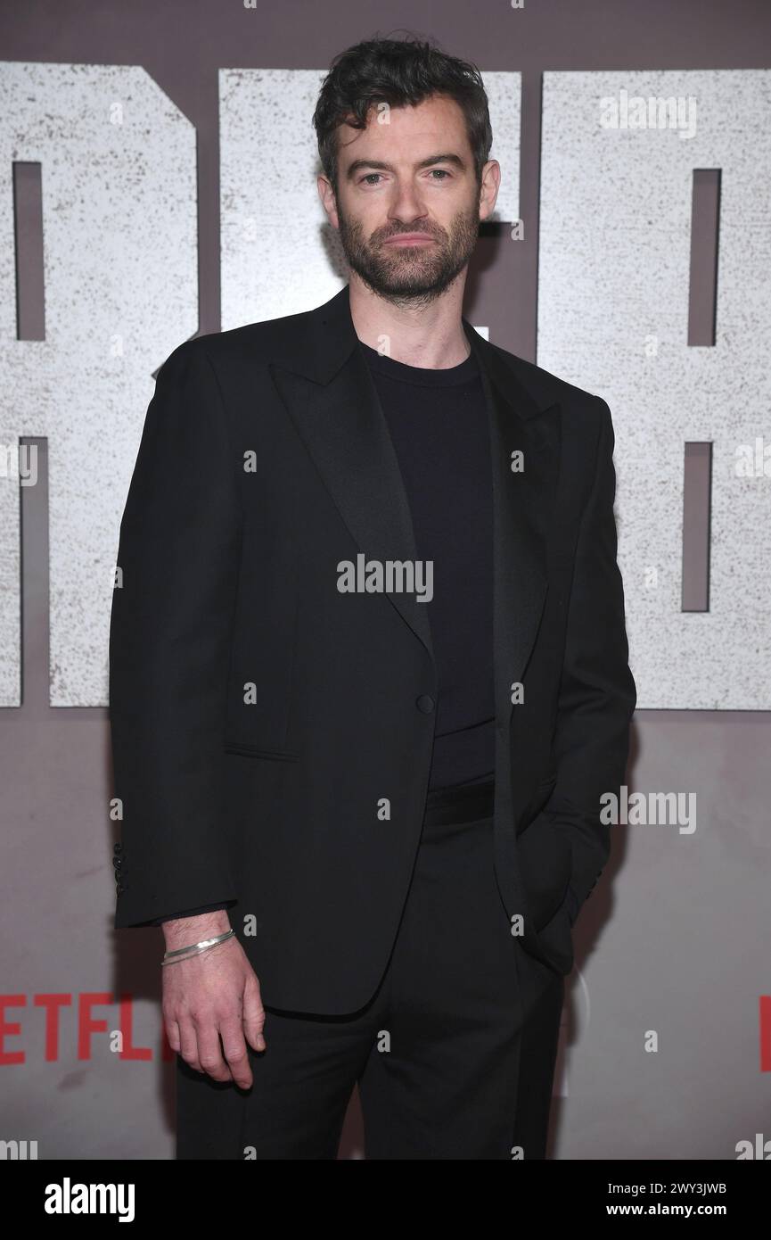 Stuart Martin Stackpole New York, USA. 03rd Apr, 2024. Stuart Martin attends Netflix's 'Rebel ...