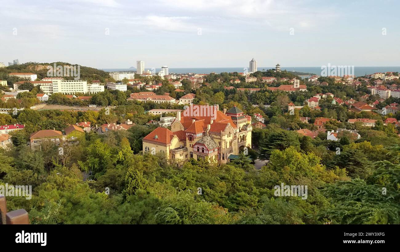 Aerial view of ancient city from tower Stock Photo - Alamy