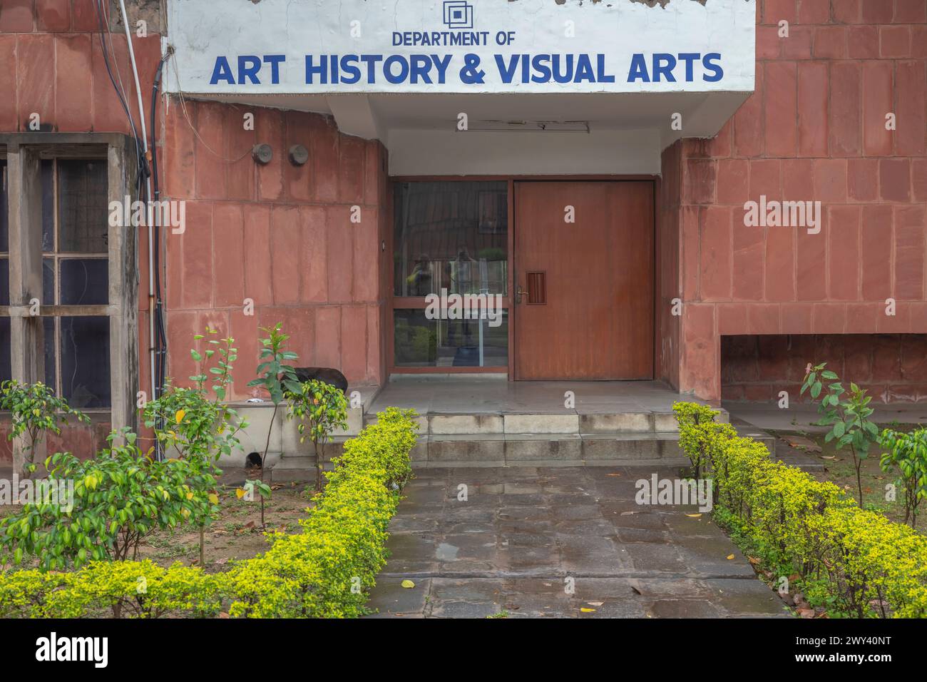 Department of Art History & Visual Arts, Panjab University, Chandigarh, India Stock Photo