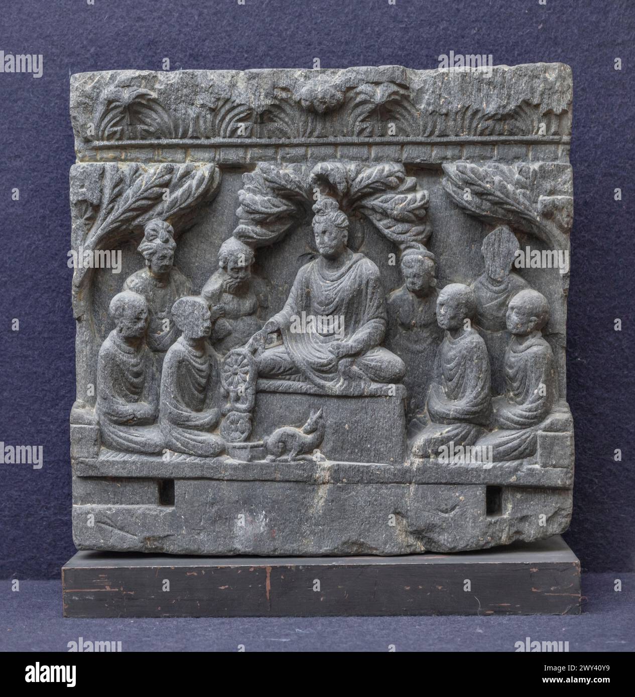 Turning the Wheel of Law, 3rd century, Museum and Art Gallery