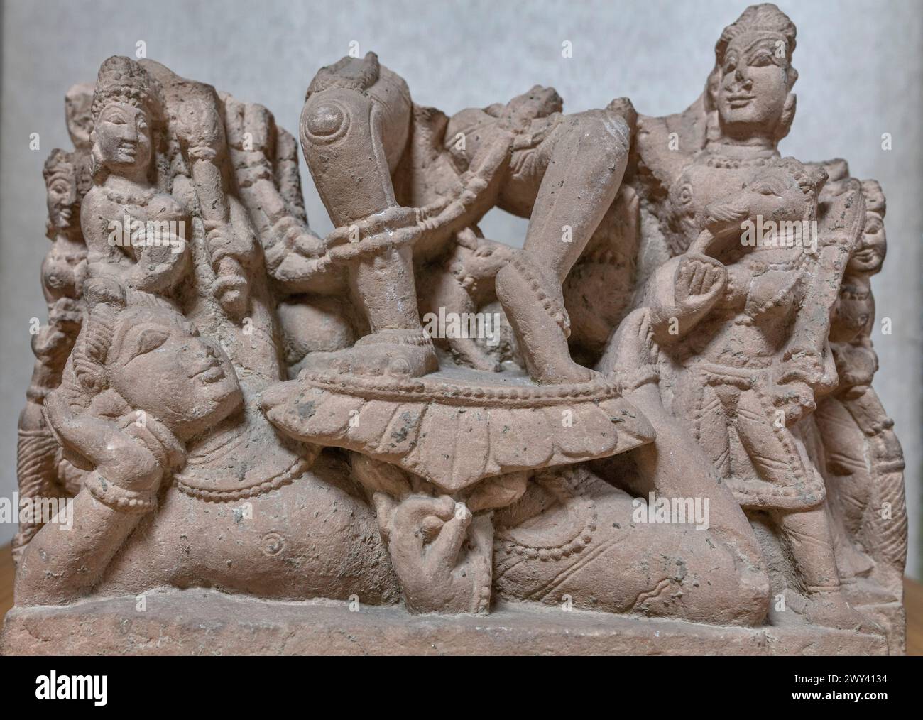 Veerbhadra, 11th century, Haryana, Museum and Art Gallery, Chandigarh, India Stock Photo