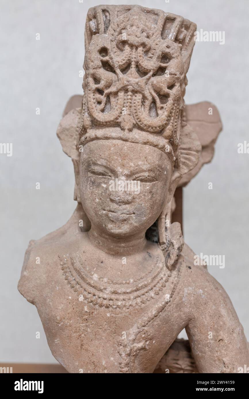 Vishnu, 10th century, Haryana, Museum and Art Gallery, Chandigarh, India Stock Photo