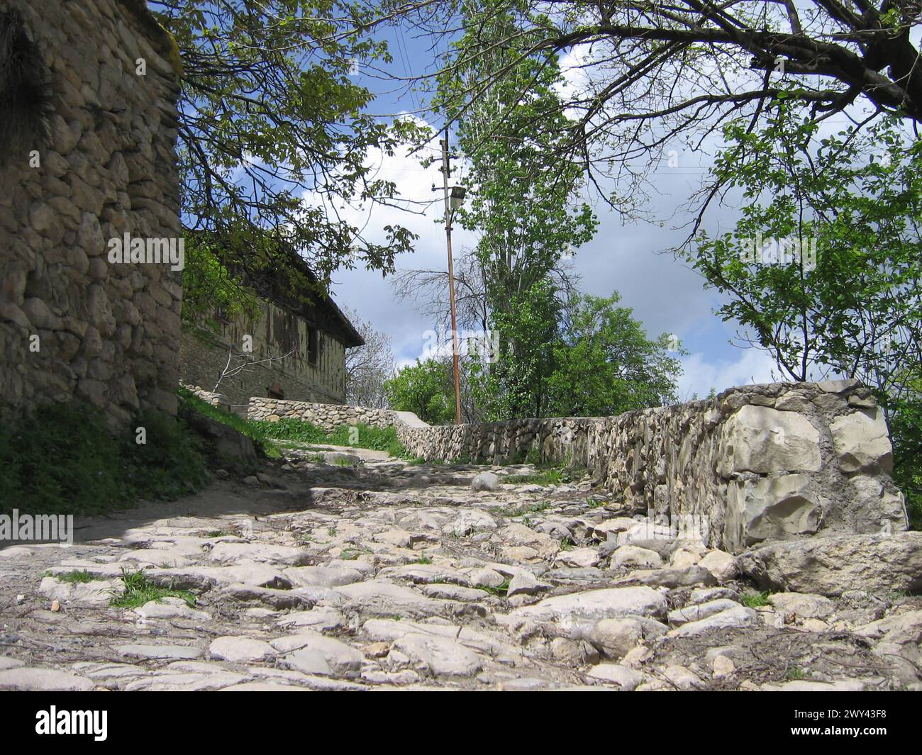 Visual Reference: Nature And Traditional Turkish House Landscapes In Summer From The