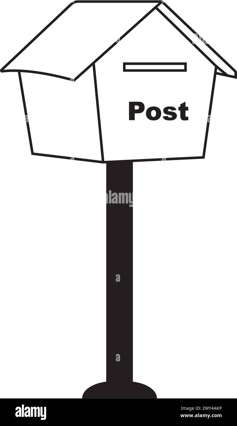 Mailbox vector illustration in flat style Stock Vector Image & Art - Alamy