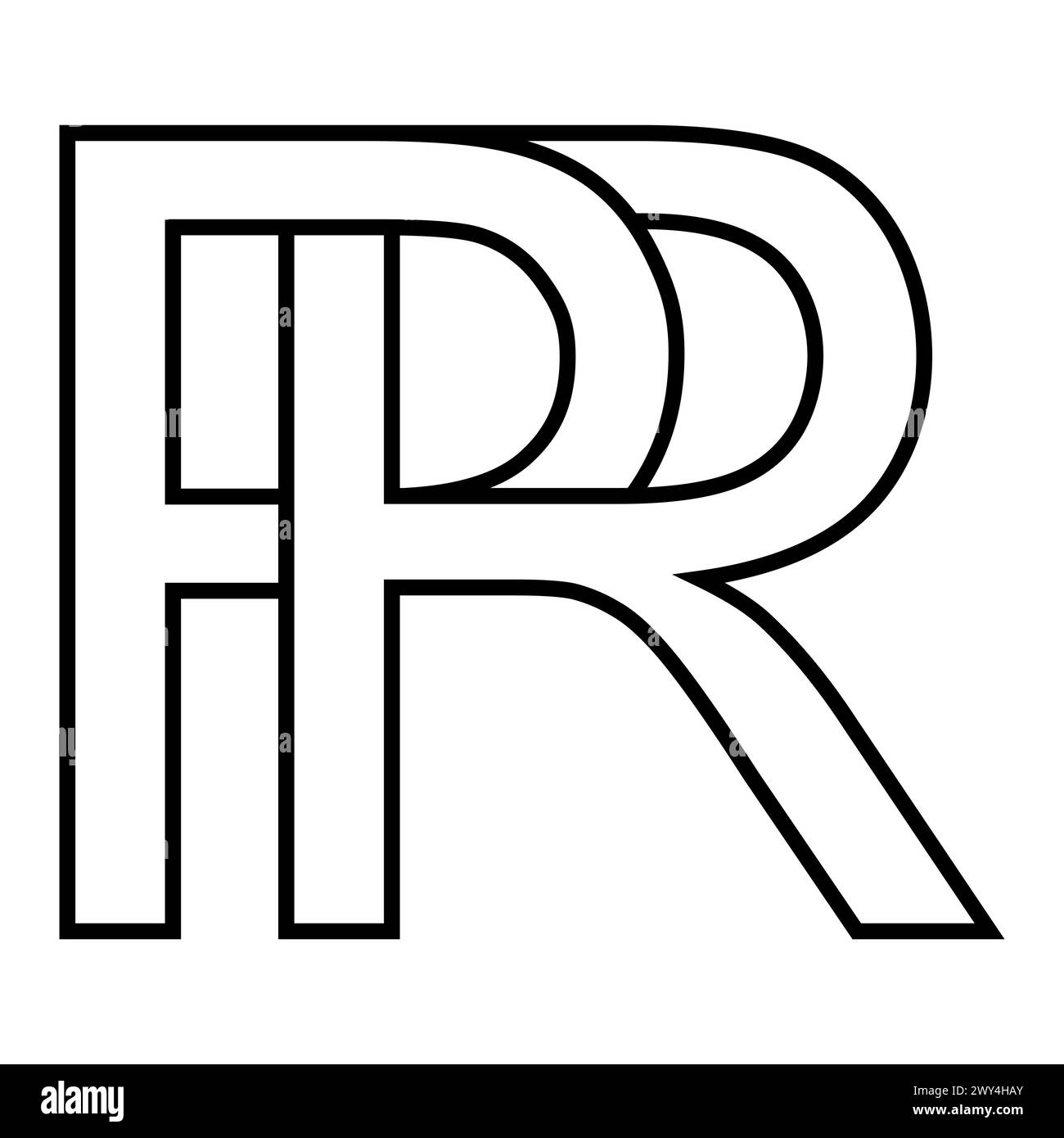 R p new york stock vector images alamy
