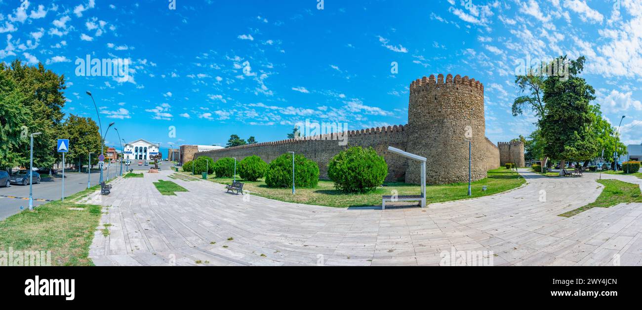Telavi fortress and King Erekle II Palace in telavi, Georgia Stock Photo