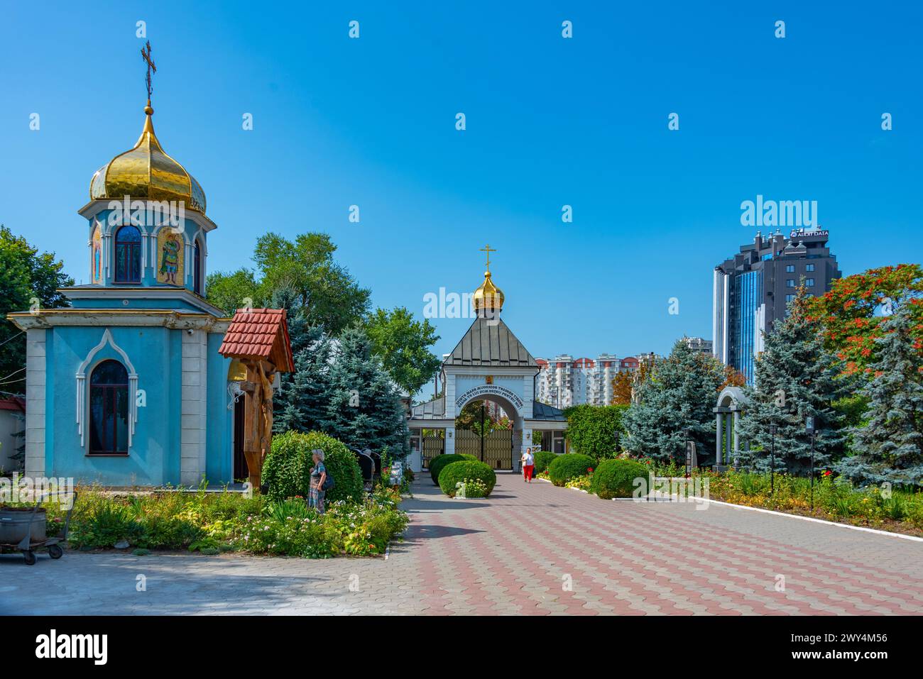 Ciuflea Monastery in Moldovan capital Chisinau Stock Photo