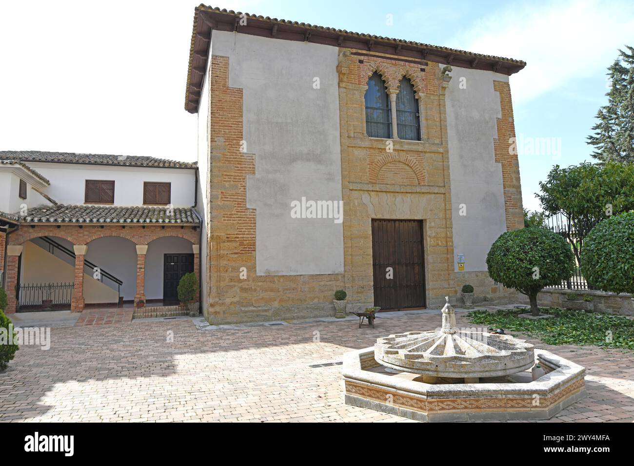 Astudillo, king Pedro I de Castilla palace and Real Monasterio de Santa