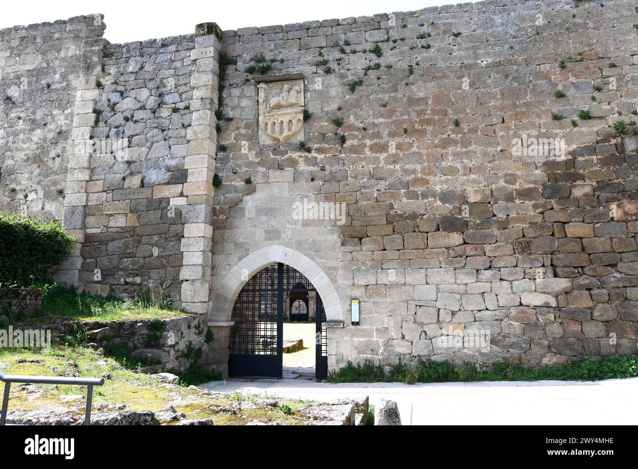 Ledesma castle (12-15th ccentury). Salamanca province, Castilla y Leon, Spain. Stock Photo