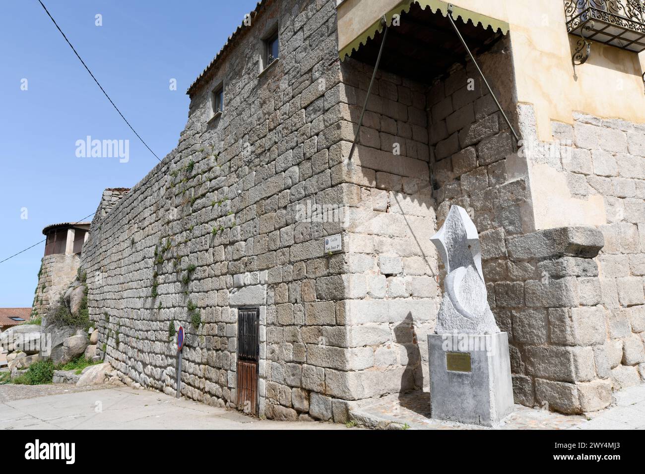 Ledesma, city wall. Salamanca province, Castilla y Leon, Spain. Stock Photo