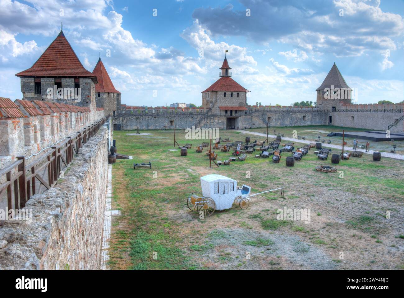Tighina Fortress in Moldovan town Bender Stock Photo