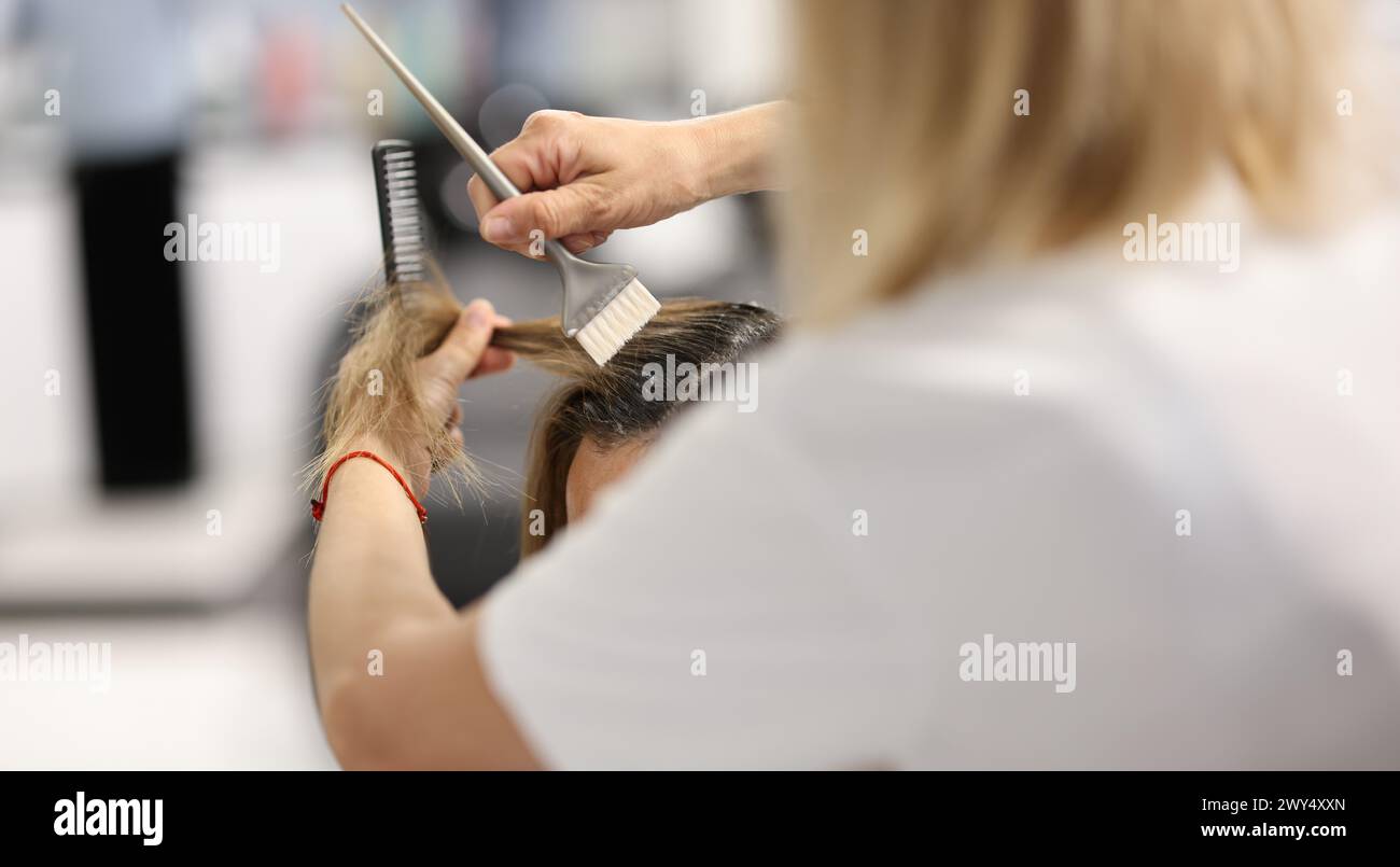 Close up texture hair mask hi-res stock photography and images - Alamy