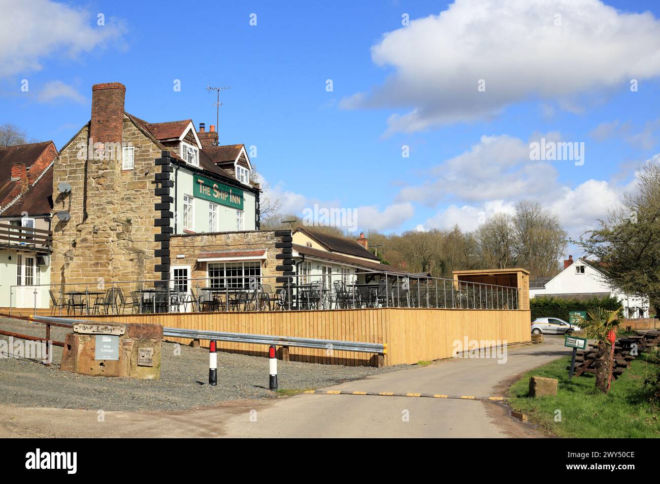 The Ship inn, Highley, Shropshire, England, UK. Stock Photo