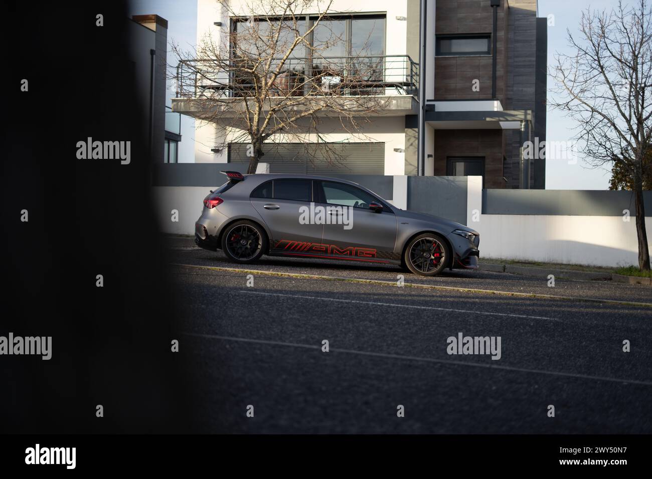 Mercedes-AMG A45s. The sports car from the AMG division of Mercedes ...