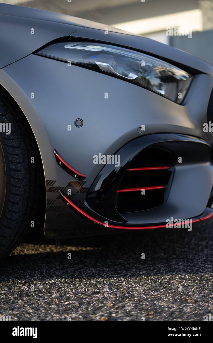 Mercedes-AMG A45s. The sports car from the AMG division of Mercedes ...