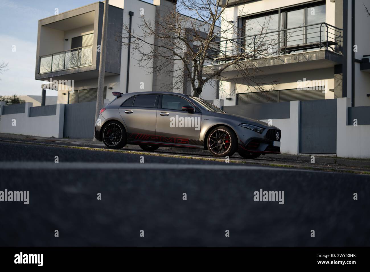 Mercedes-AMG A45s. The sports car from the AMG division of Mercedes ...