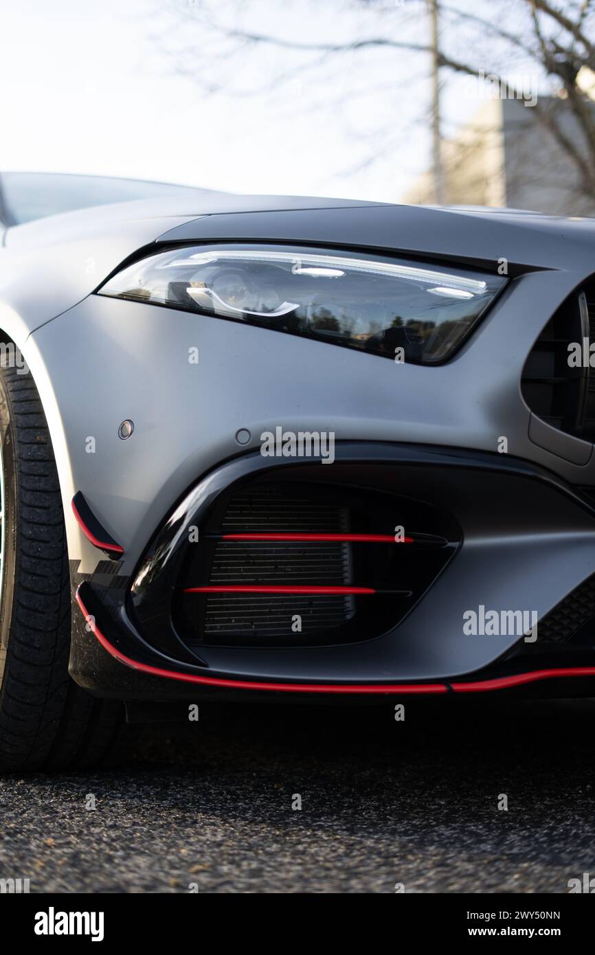 Mercedes-AMG A45s. The sports car from the AMG division of Mercedes ...