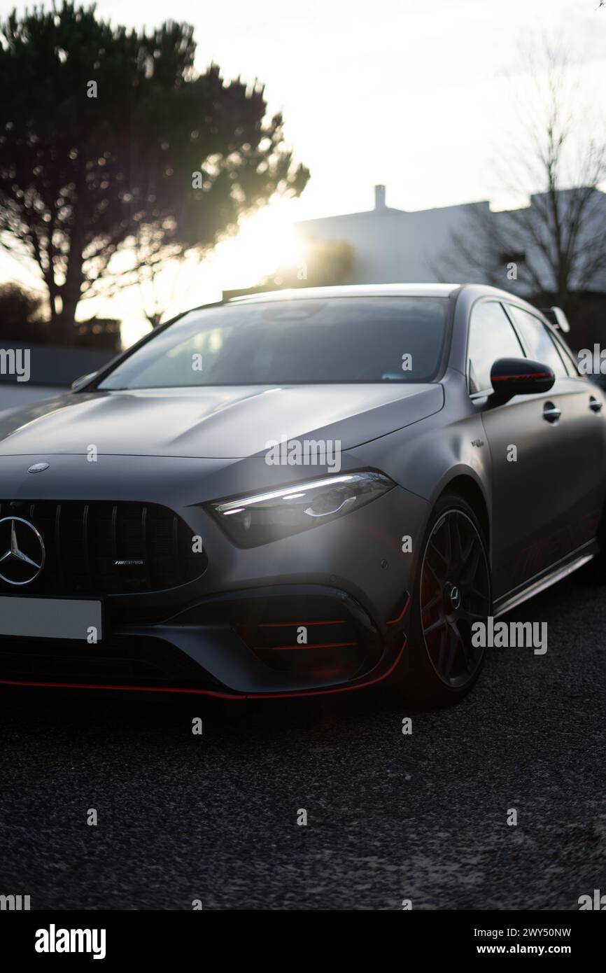 Mercedes-AMG A45s. The sports car from the AMG division of Mercedes ...