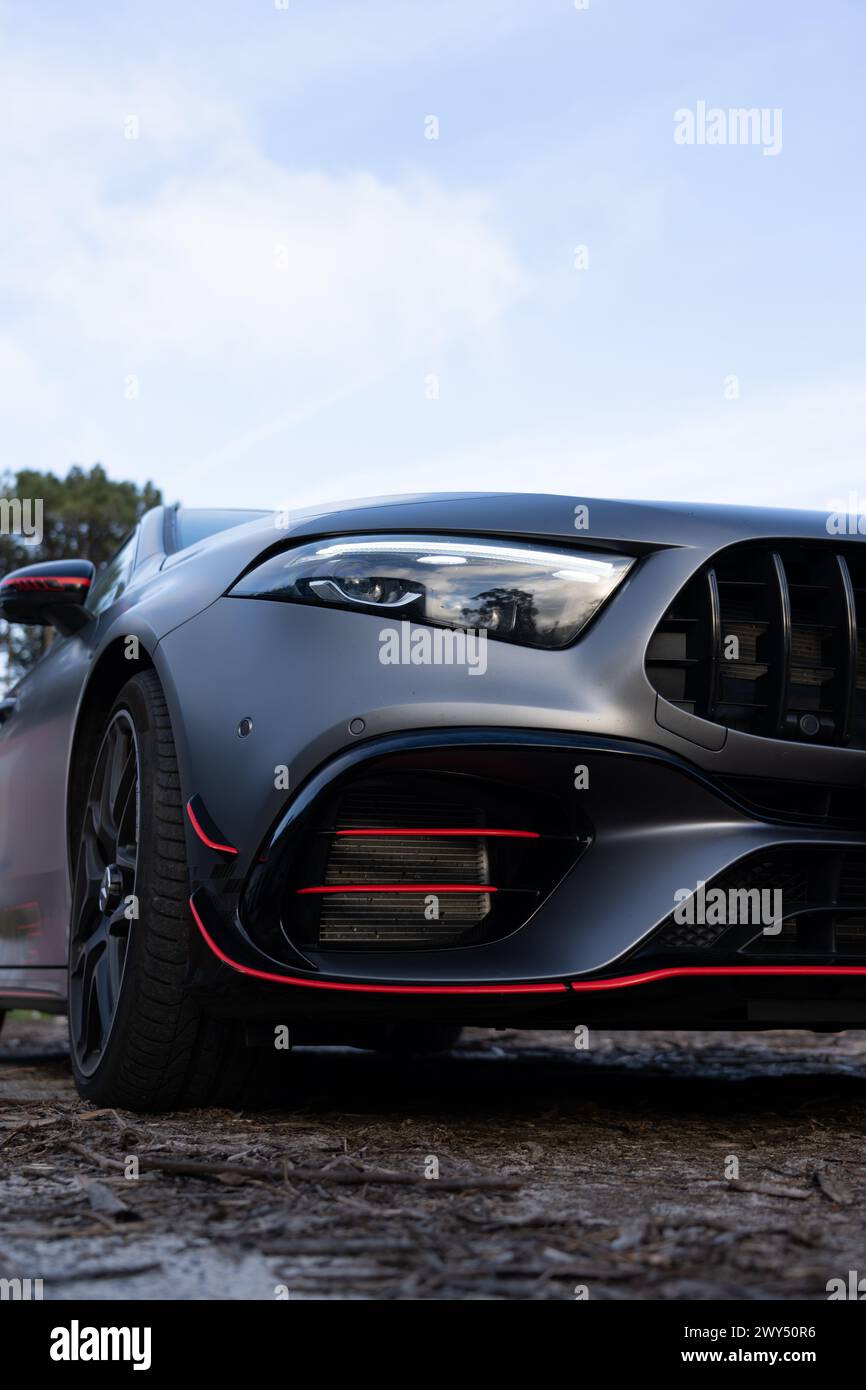 Mercedes-AMG A45s. The sports car from the AMG division of Mercedes ...