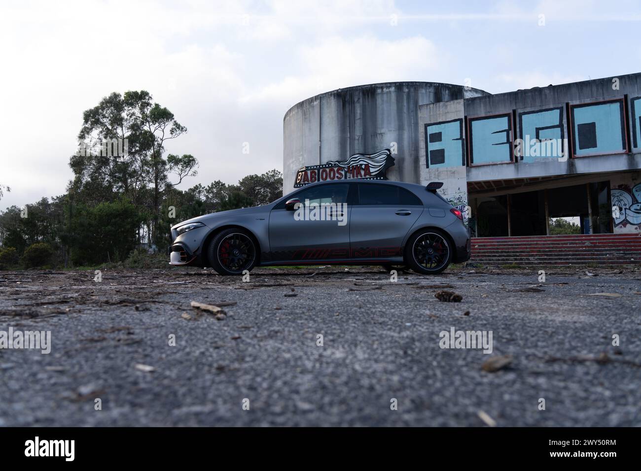 Mercedes-AMG A45s. The sports car from the AMG division of Mercedes ...