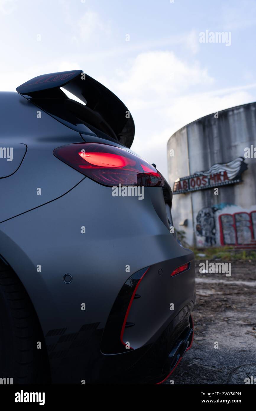 Mercedes-AMG A45s. The sports car from the AMG division of Mercedes ...