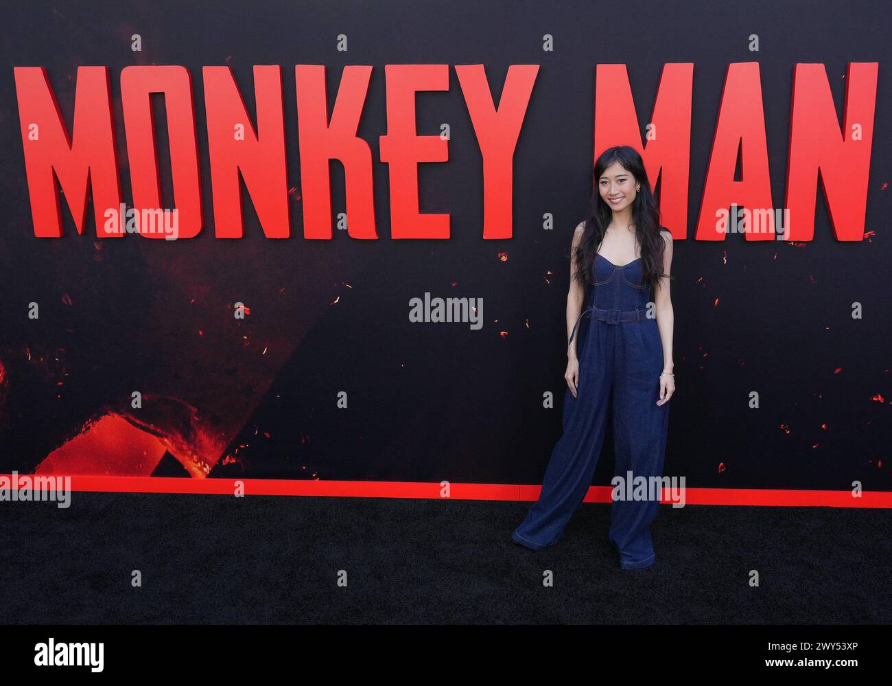 Leenda Dong at the Universal Pictures' MONKEY MAN Los Angeles Premiere