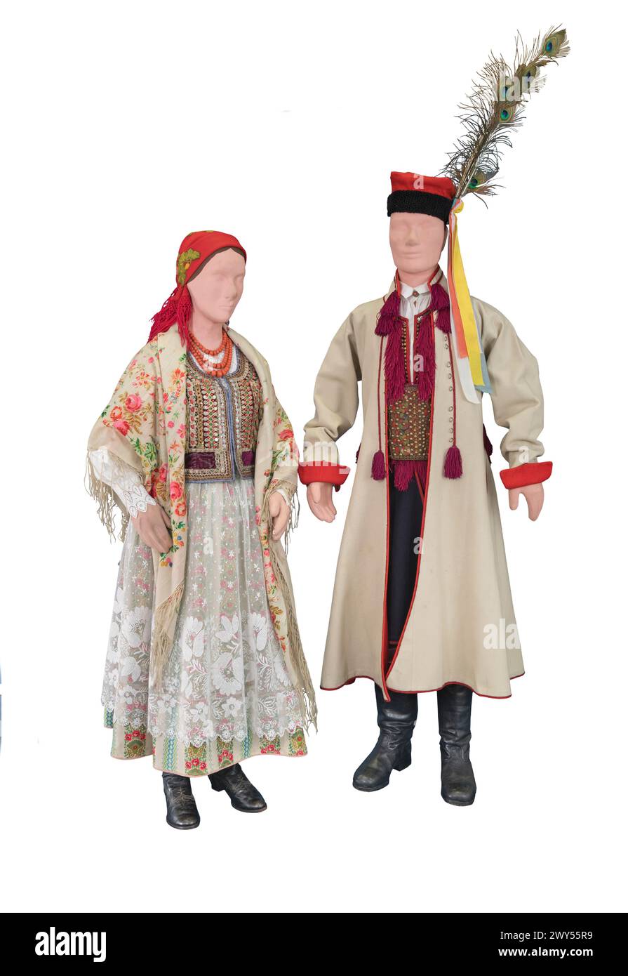 Traditional Krakow costume, Krakow, Poland Stock Photo