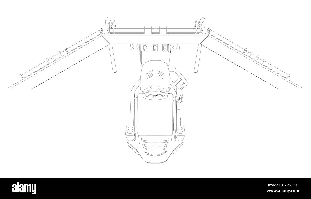 Electronic wheel technology for computer game, vector illustration