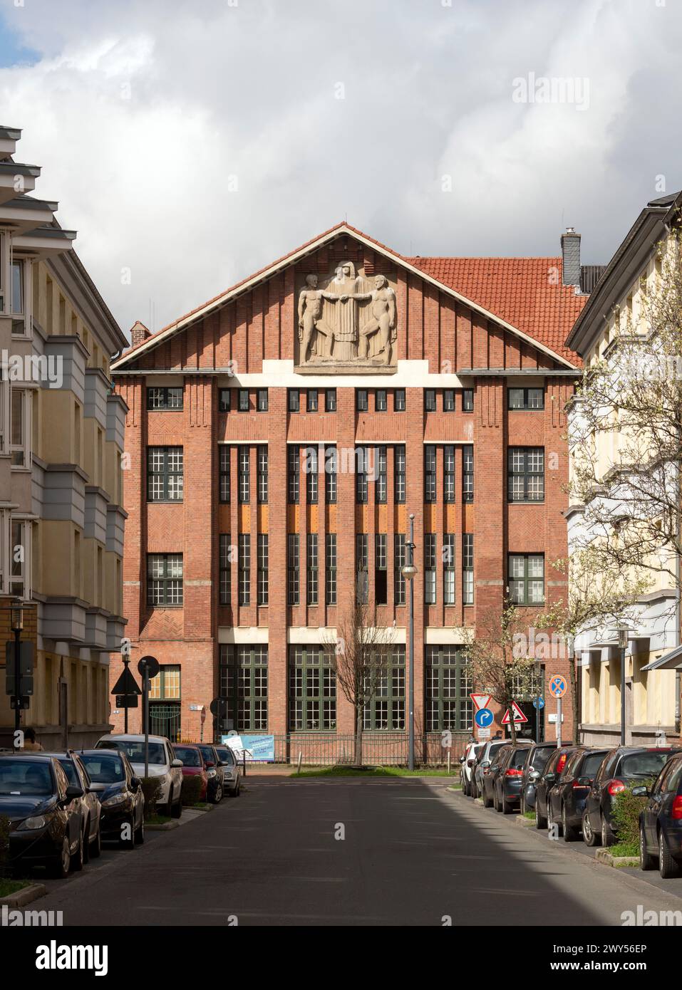Krefeld, Brotfabrik »Im Brahm« an der Ritterstraße, 1910 nach Plänen von Robert Adrian erbaut Stock Photo