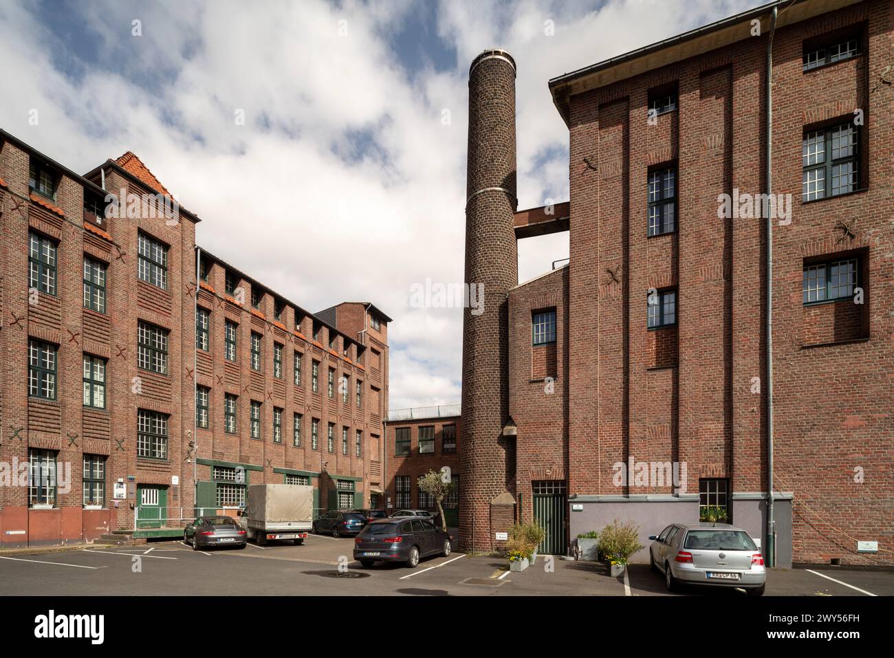 Krefeld, Brotfabrik »Im Brahm« an der Ritterstraße, 1910 nach Plänen von Robert Adrian erbaut Stock Photo