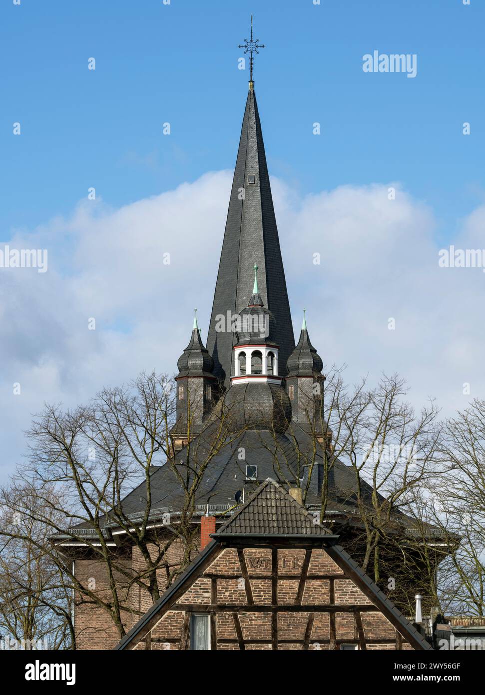 Krefeld, Uerdingen, Kirche St. Peter von Osten Stock Photo
