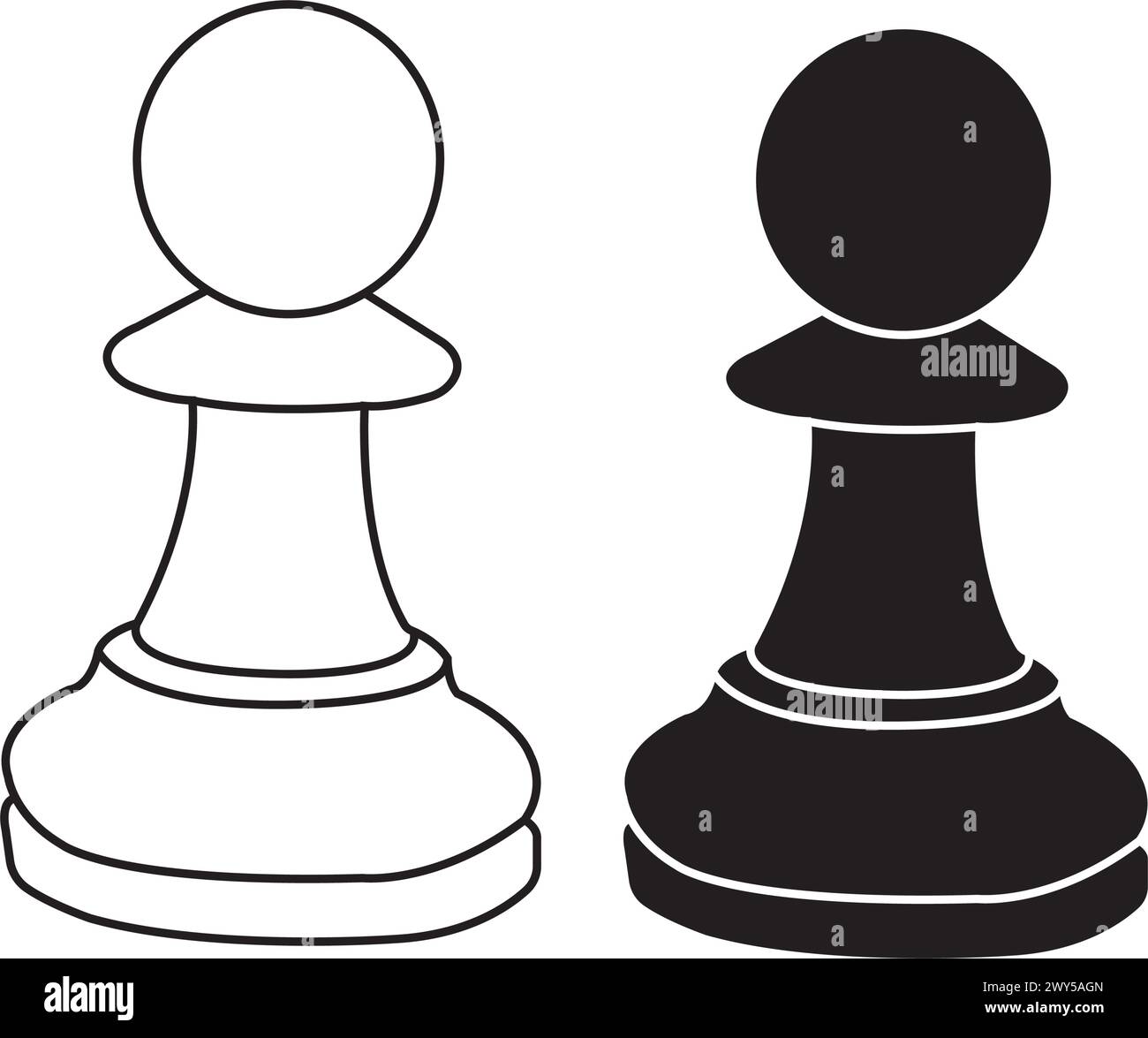 Chess icon vector illustration symbol design Stock Vector Image & Art ...