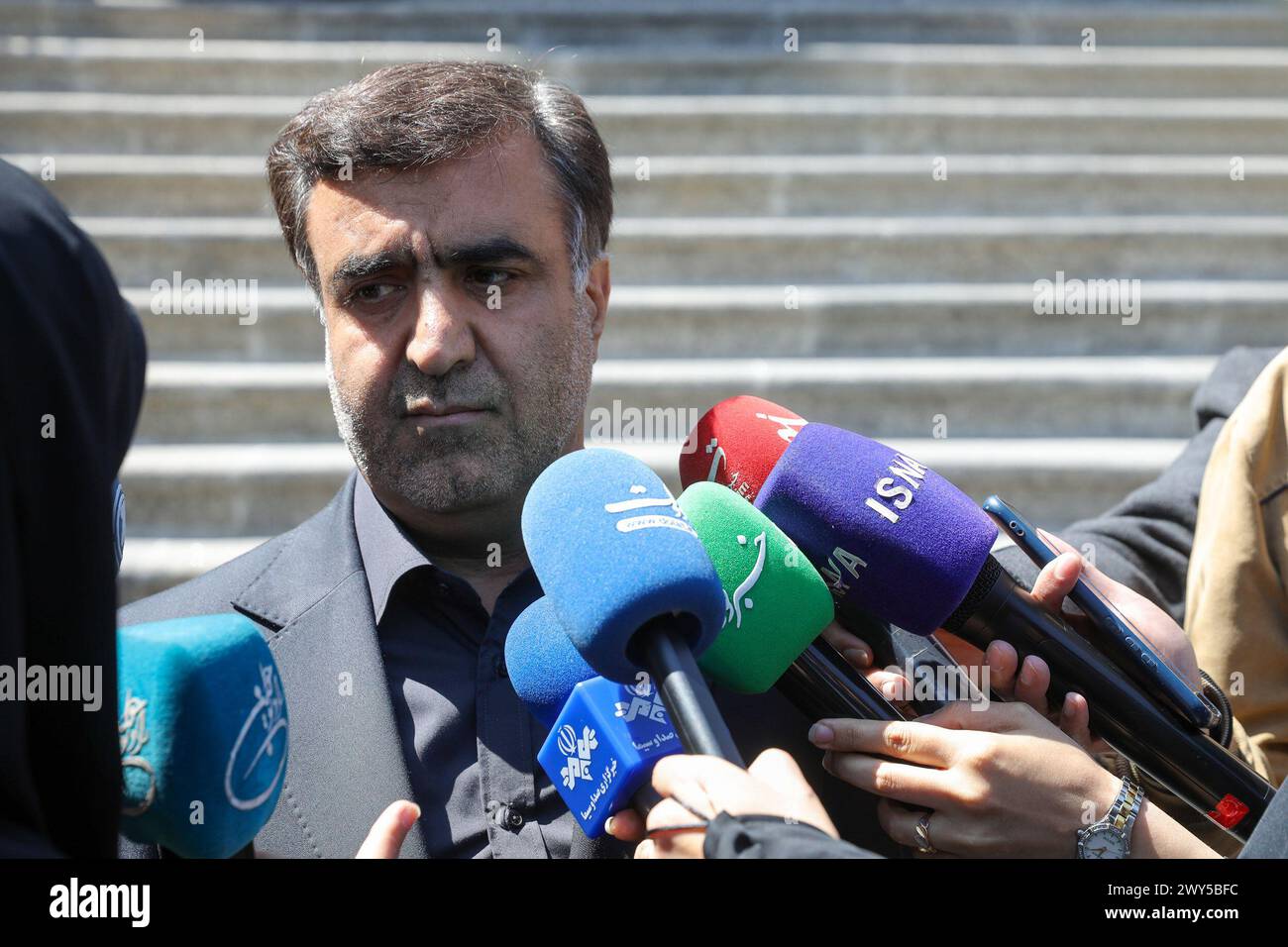 Tehran, Iran. 3rd Apr, 2024. Iranian VicePresident and Head of the
