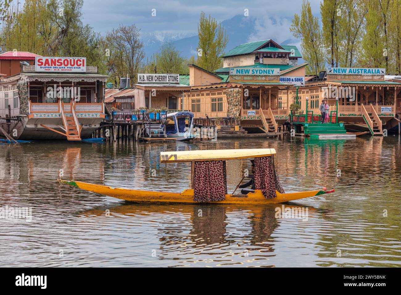 Dal lake, Srinagar, Kashmir, India Stock Photo
