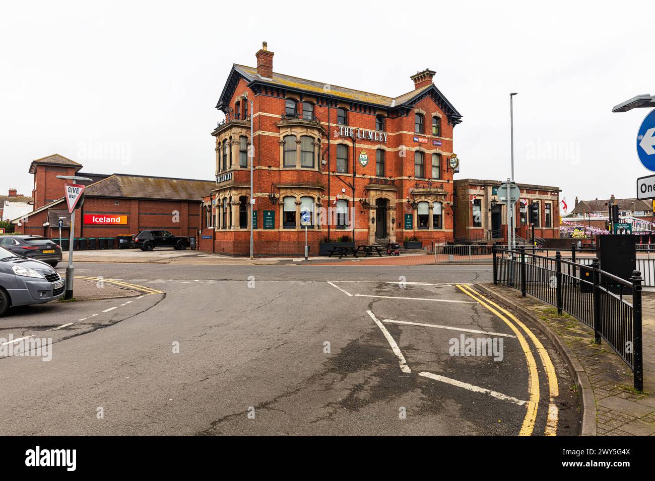 The Lumley hotel, Skegness, Lincolnshire, UK, England, The Lumley, The Lumley Skegness, Lumley Square, hotel, hotels, building, facade, Stock Photo