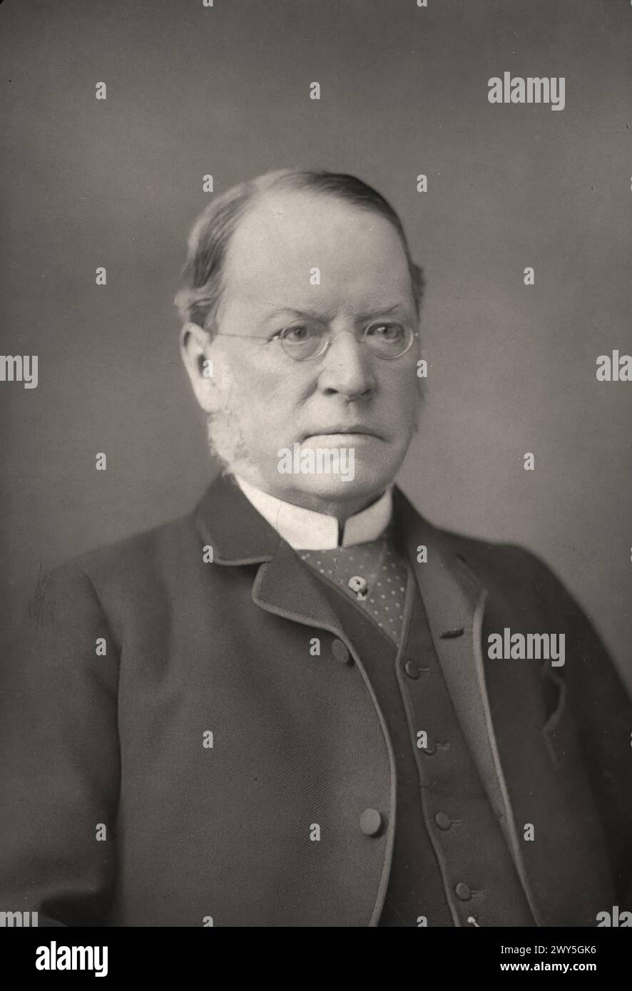 Lyon Playfair (1818-1898) Scoittish chemist and politician. - Unknow photographer Stock Photo