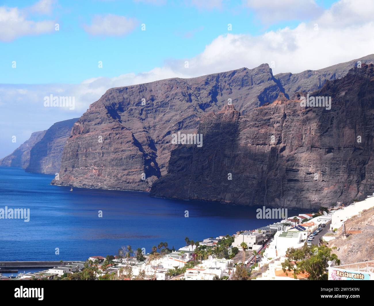 Acantilados de los Gigantes - Cliffs of the Giants (Santiago del Teide, Tenerife, Canary Islands, Spain) Stock Photo