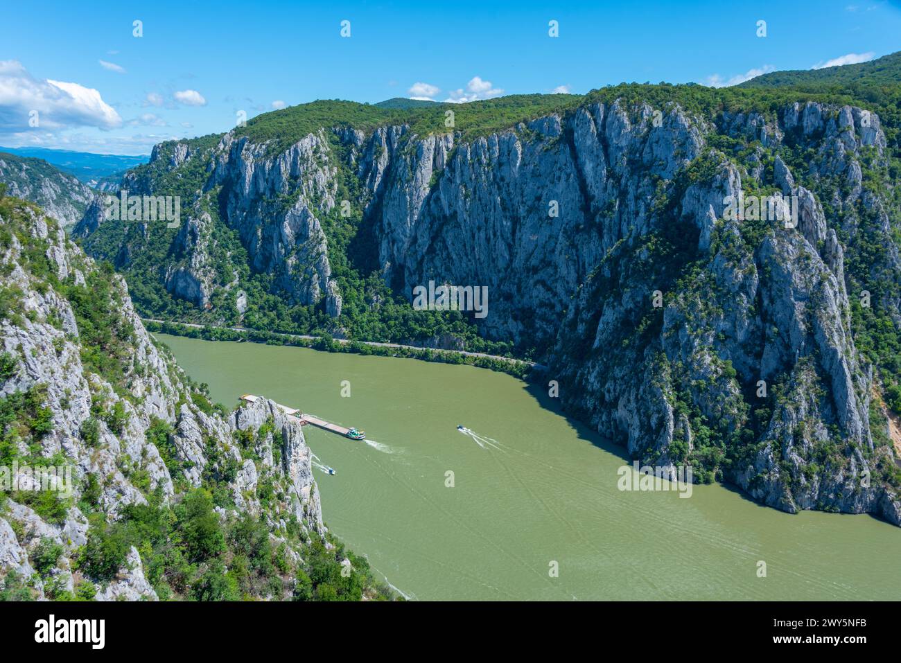 Iron Gates National Park In Romania Stock Photo Alamy