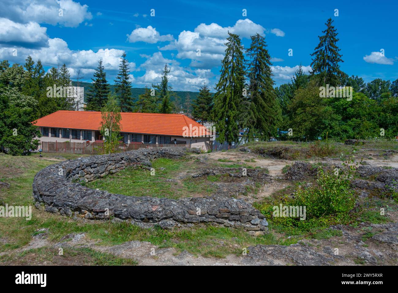 Germisara Roman Thermal Baths in Romania Stock Photo - Alamy