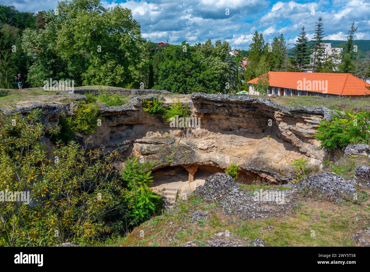 Germisara Roman Thermal Baths in Romania Stock Photo - Alamy