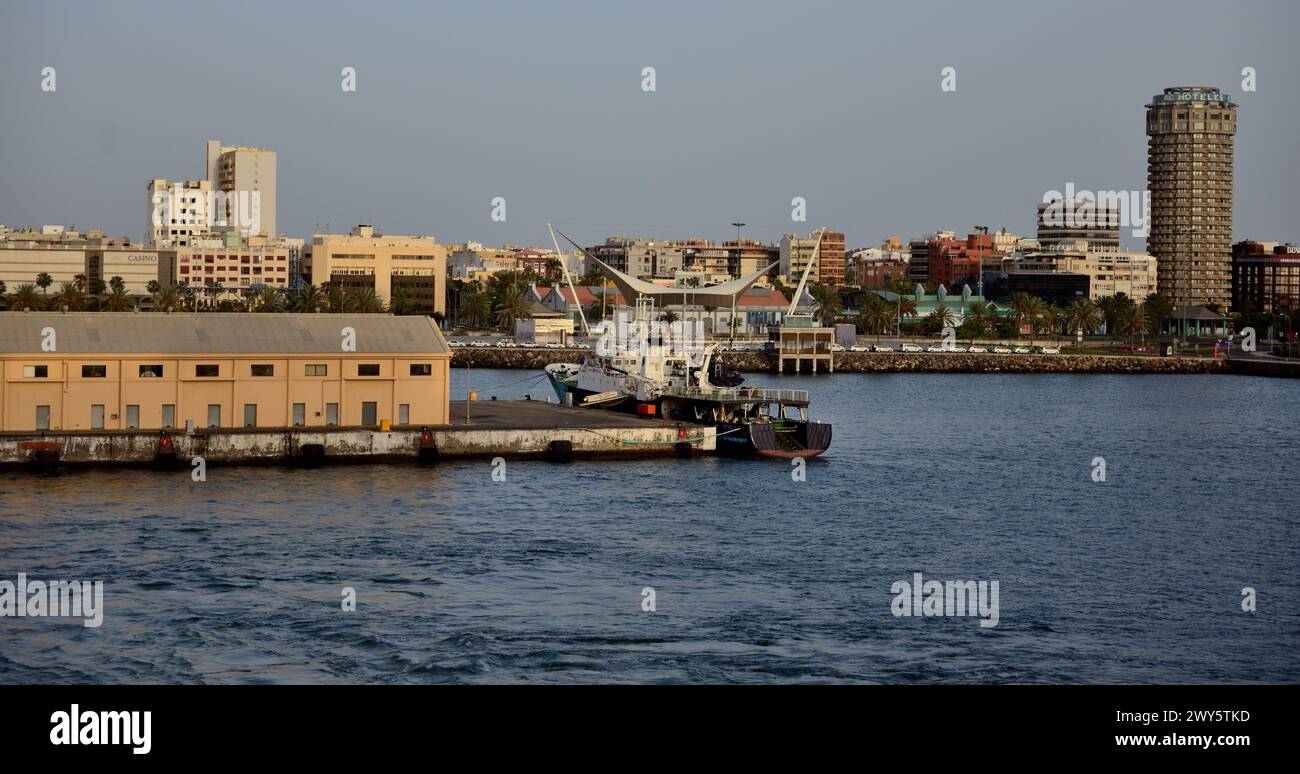 Puerto de la Luz, Las Palmas, Gran Canaria, Canary Islands Stock Photo