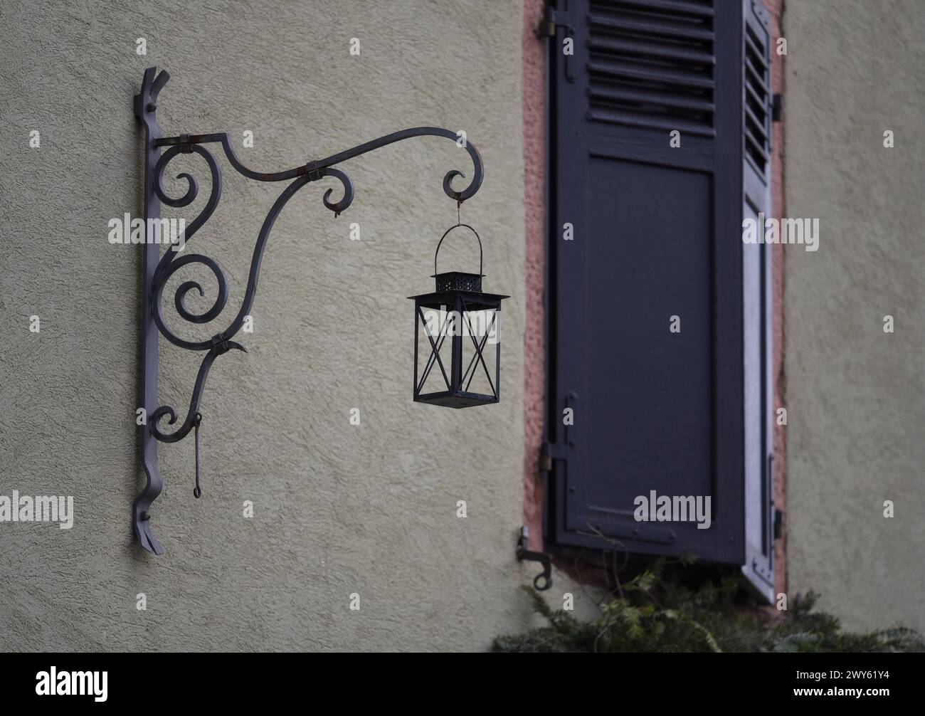 Hanging handcrafted lantern in hi-res stock photography and images - Alamy