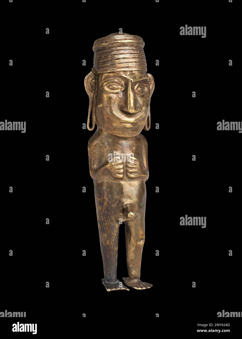 Miniature male effigy Inca artist 1400–1535 CE Stock Photo